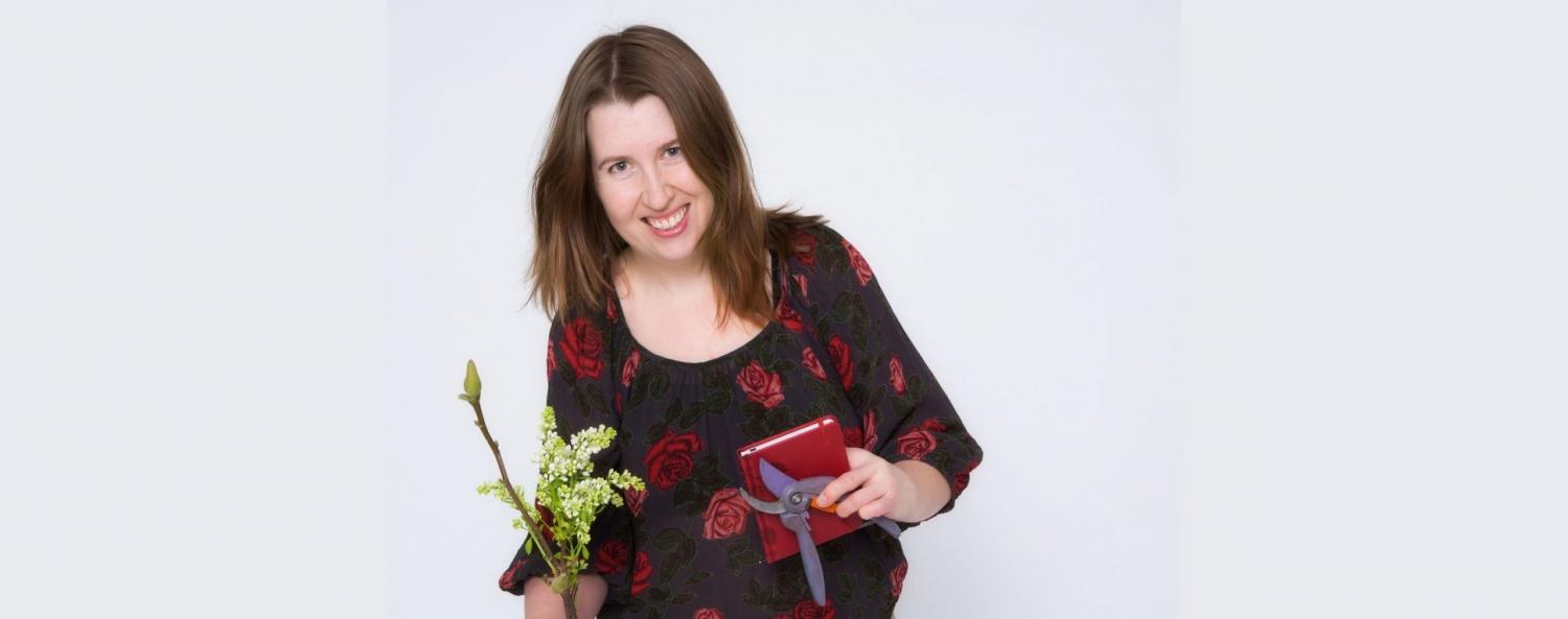 Emma Ershag driver Norrländska trädgårdar och har fått stöd av Go Business för att utveckla sitt företag.