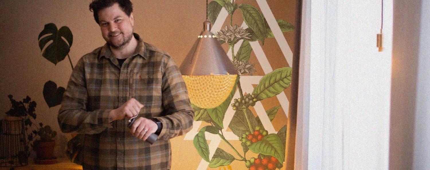 Johan Fahlgren driver Norma Coffee House i Skellefteå