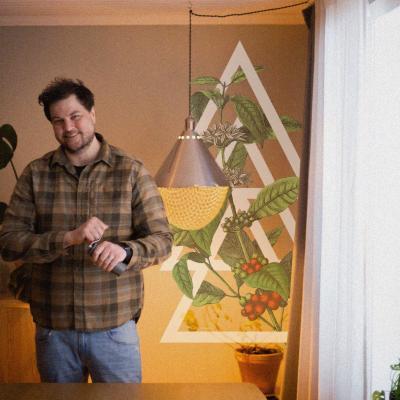 Johan Fahlgren driver Norma Coffee House i Skellefteå